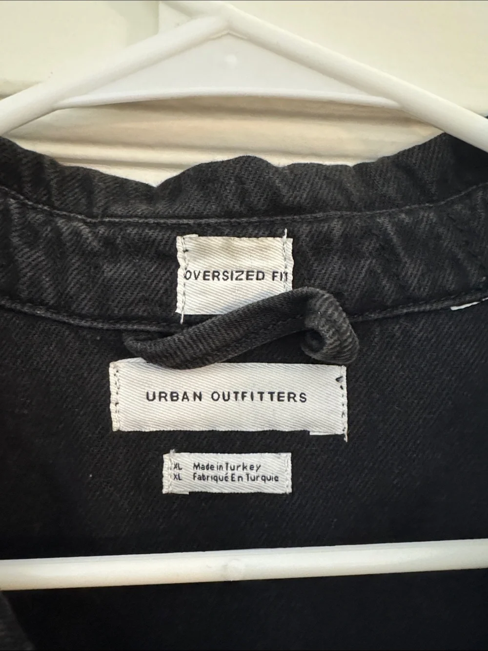 Urban Outfitters Black Patchwork Military Field Jacket
